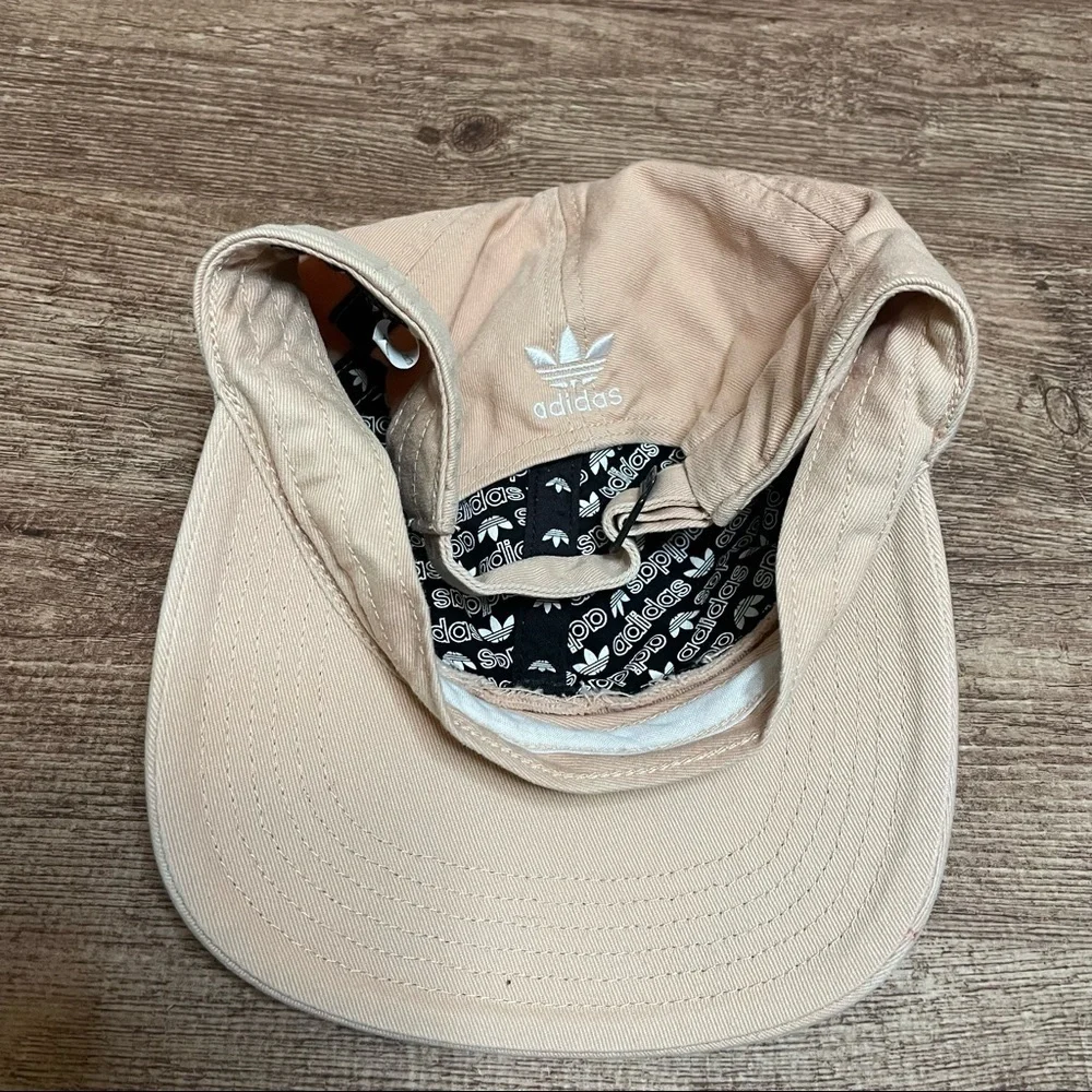 Adidas Light Pink Logo Front Baseball Hat